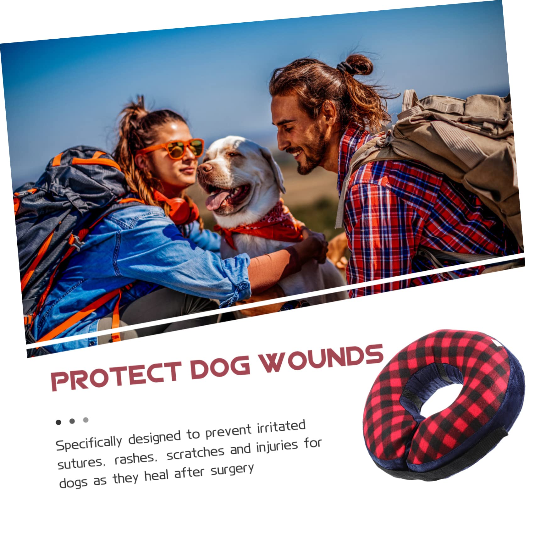 Toddmomy 4piezas Collar Inflable Protector para Mascotas Cono De Cómodo y Transpirable para Perros y Gatos Después De Cirugías y Baños