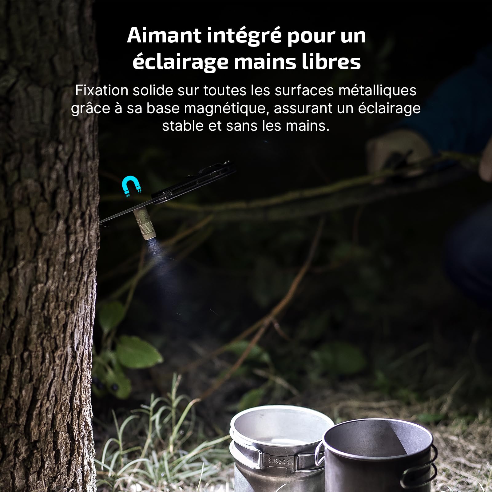 OLlGHT iUltra Mini LED Mini-Lampe de poche USB-C pour porte-clés et EDC, 80 lumens, 20g, OAL, pour gérer les urgences, les environnements sombres et les conditions météorologiques extrêmes