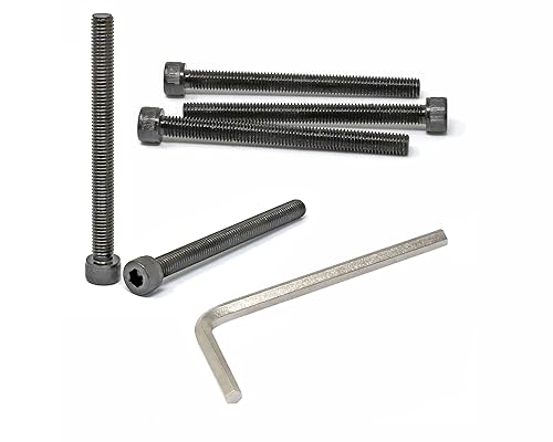 Miniatura 180 de iexcell 720 piezas de acero de aleación M4 x 6/8/10/12/16/20/25/30/35/40/45/50 de grado 12.9, tornillos de cabeza hexagonal, tornillos, arandelas