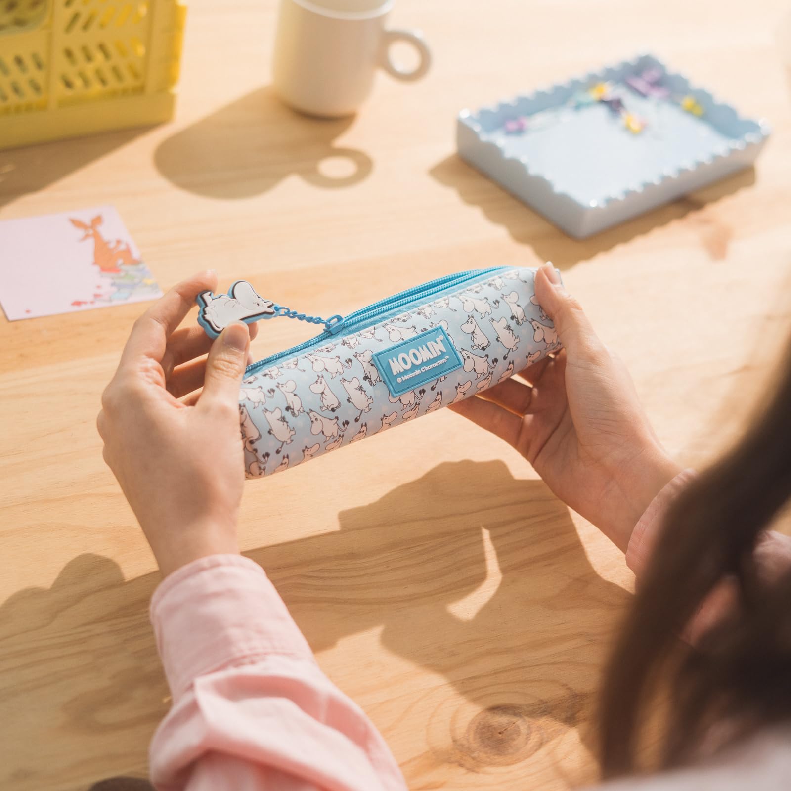 Grupo Erik School Pencil Case with Pen & Pencil - Moomins Gifts | Back to School Supplies, Office Stationery Supplies | Moomin Gifts Under 15 Pounds, Cute Stationery - Image 4