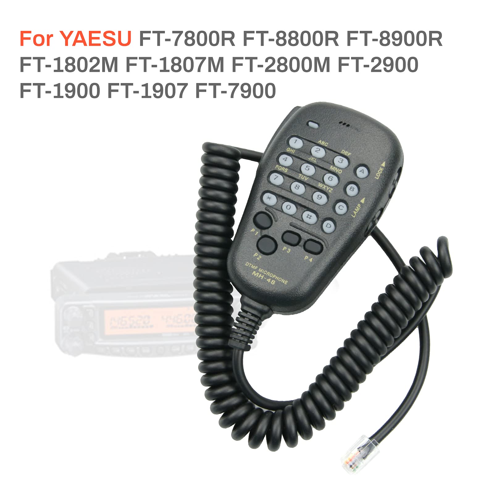 Amazon.co.jp: MH-48A6J YAESU FT7800R FT8800R FT8900R FT1802M