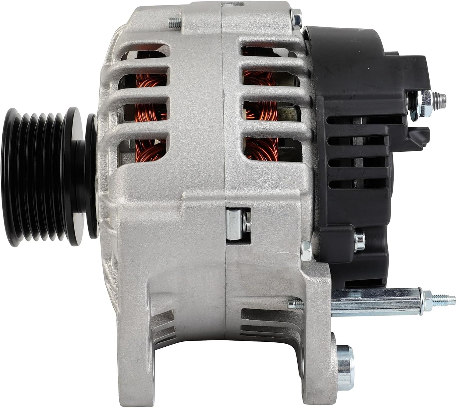 SCITOO New Alternator Fits for Volkswagen for Beetle 2002-2005 L4 1.8L, for Jetta 2002-2005 L4 1.8L 2.0L, for Golf 2002-2006 L4 1.8L 2.0L 12V 90Amp CW 6 Groove Pulley SG9B013 038903024E 13946