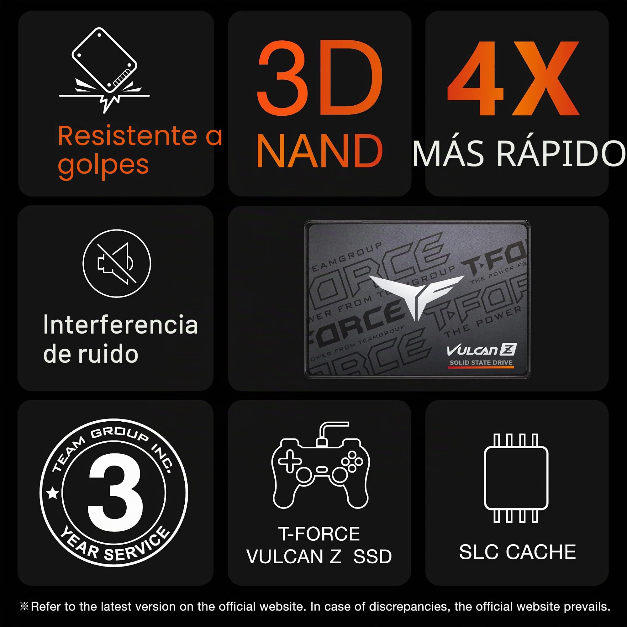 Team Group SSD 2TB 550/500 Vulcan Z SA3 TEM