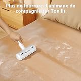 ACE2ACE Brosse Anti Poils Animaux pour Chat Chien, Rouleau Ramasse et Attrape Poils, Réutilisable pour Canapé, Arbre à Chat, Voiture, Lit, Tapis, Panier - 4