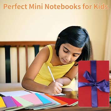 24 Pack Small Mini Notebook, 3.5x5.5 Lined Pocket Journal School Supplies