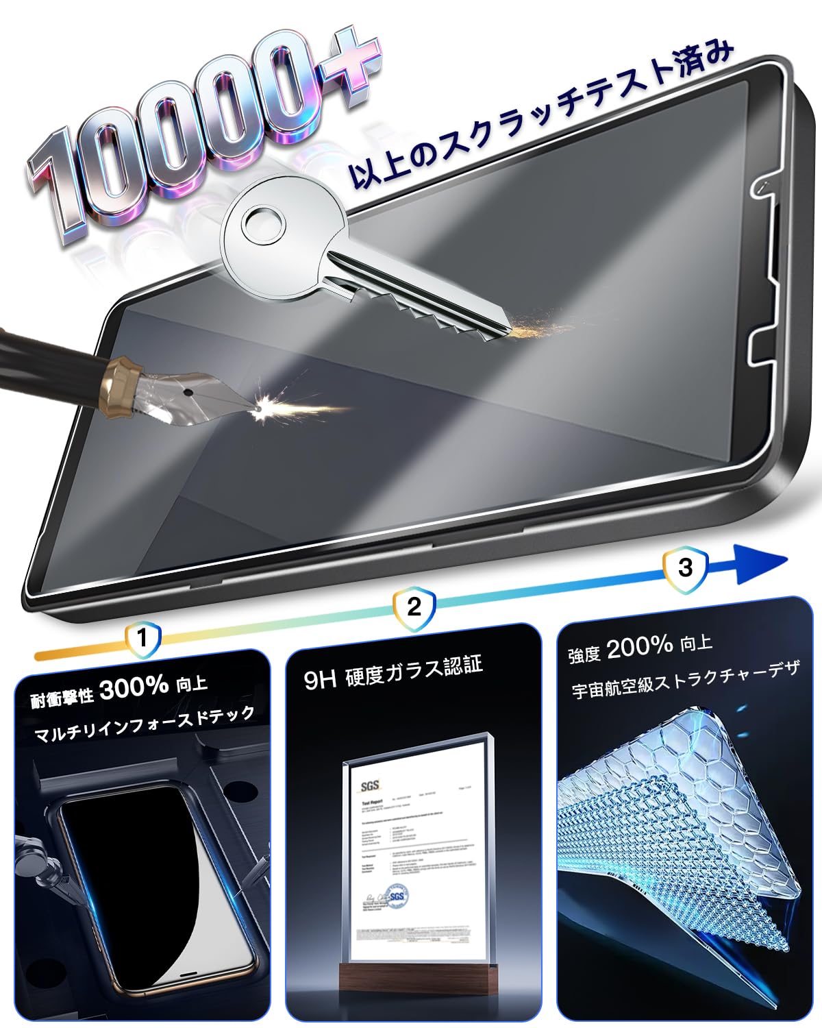 Amazon.co.jp: 【2+2枚セット ガイド枠付き】 対応 Sony Xperia 10 VII 