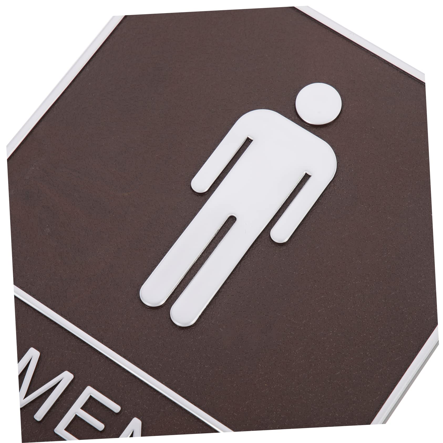 Operitacx Plastic Gender Toilet Sign Self-adhesive Restroom Sign for Men Women Wall Decor Easy Mounting Smooth Edges for Use