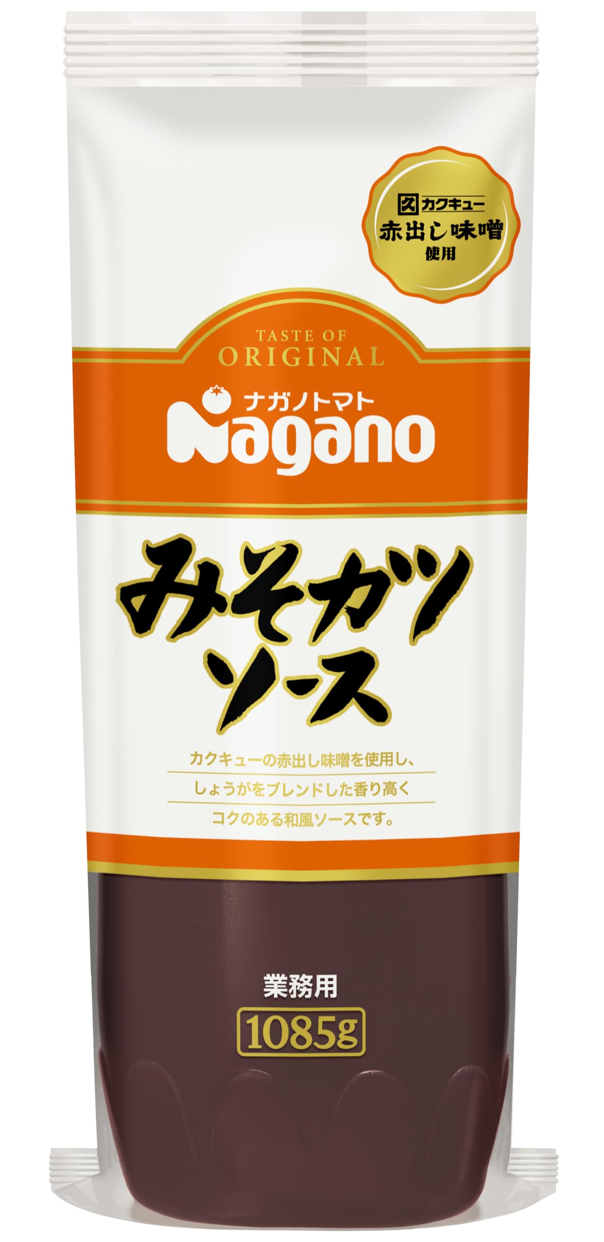 Amazon.co.jp: ナガノトマト みそカツソース 1085g : 食品・飲料・お酒