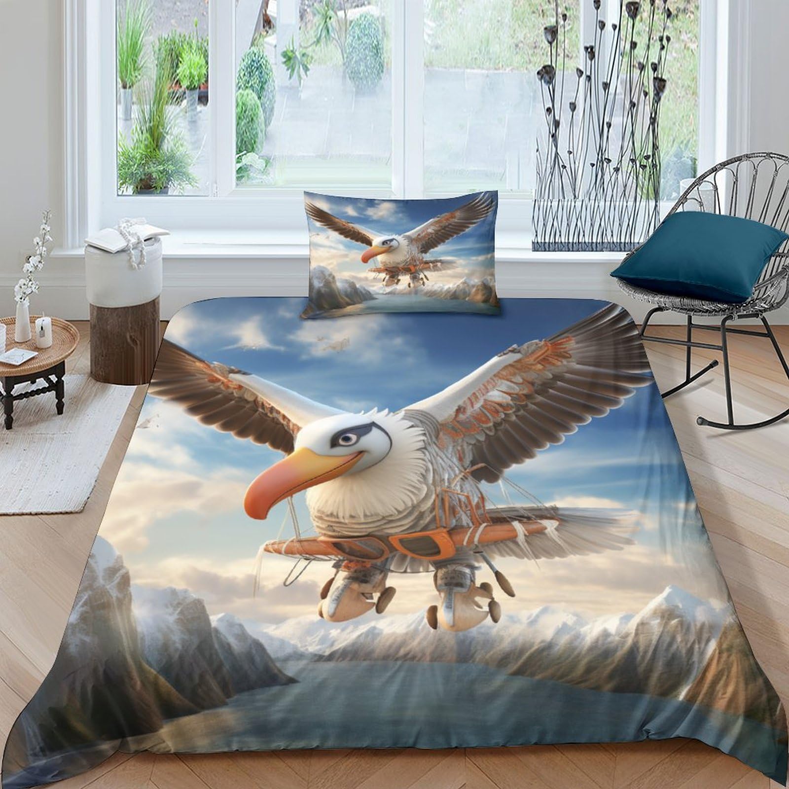 Housse de couette 135x200 cm Albatross respirante contre les allergies nocturnes
