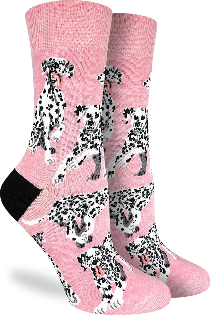 Good Luck Sock Men's American Flag & Presidents Socks, Adult, Dalmatians, Small