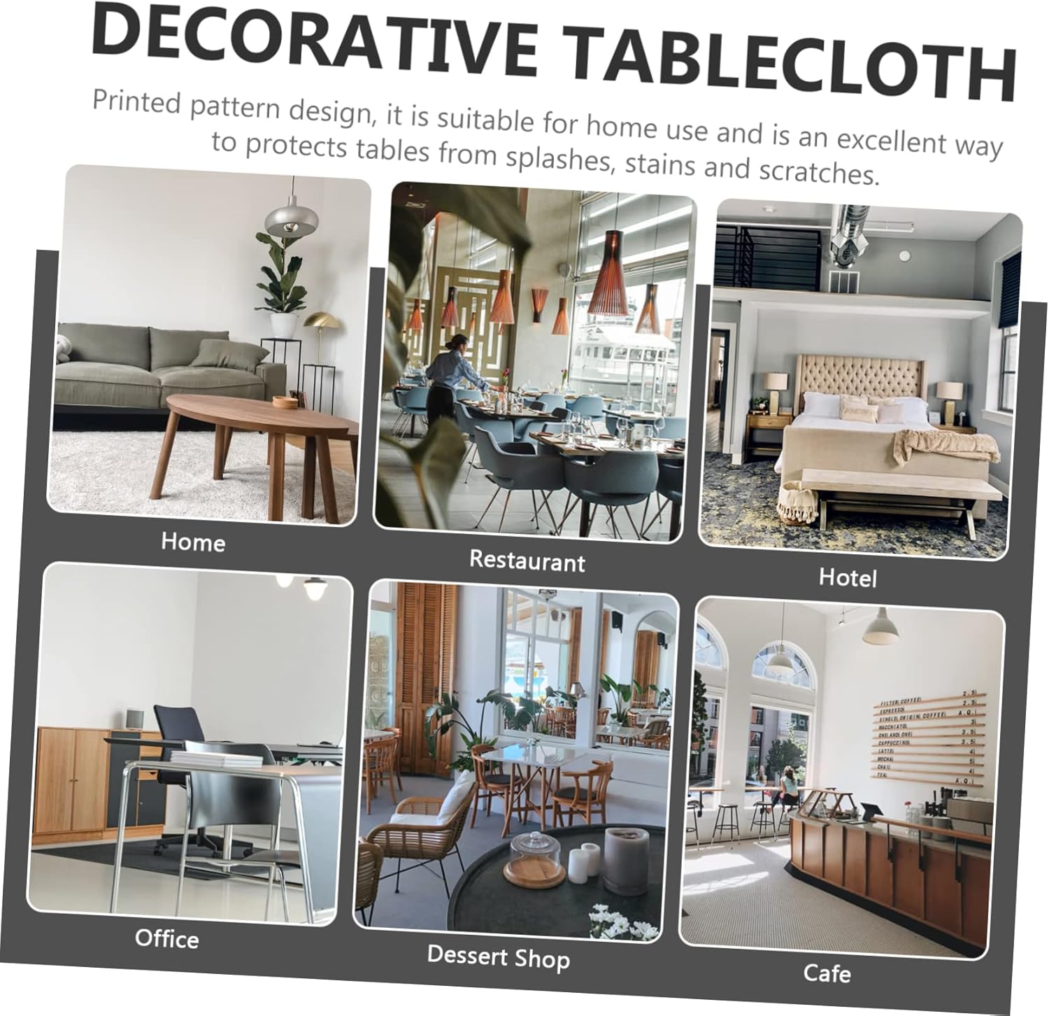 DECHOUS Household Poker Table Mat Non-Skid Game Cover for Family Fun Rubber Material Reduces Noise for Poker and Board Games