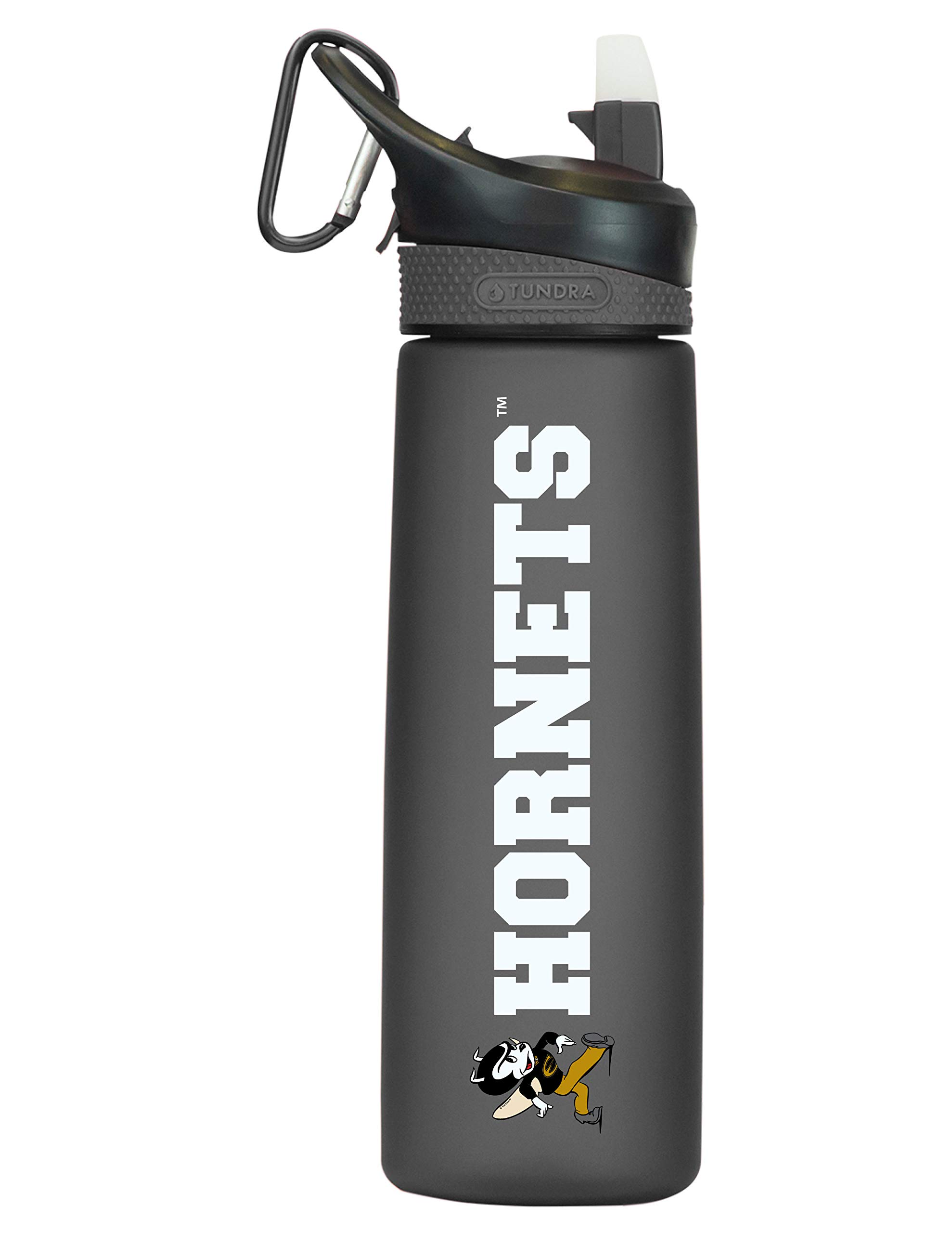 Emporia State Tritan Plastic Frosted Sport Water Bottle, Design-1 - Black