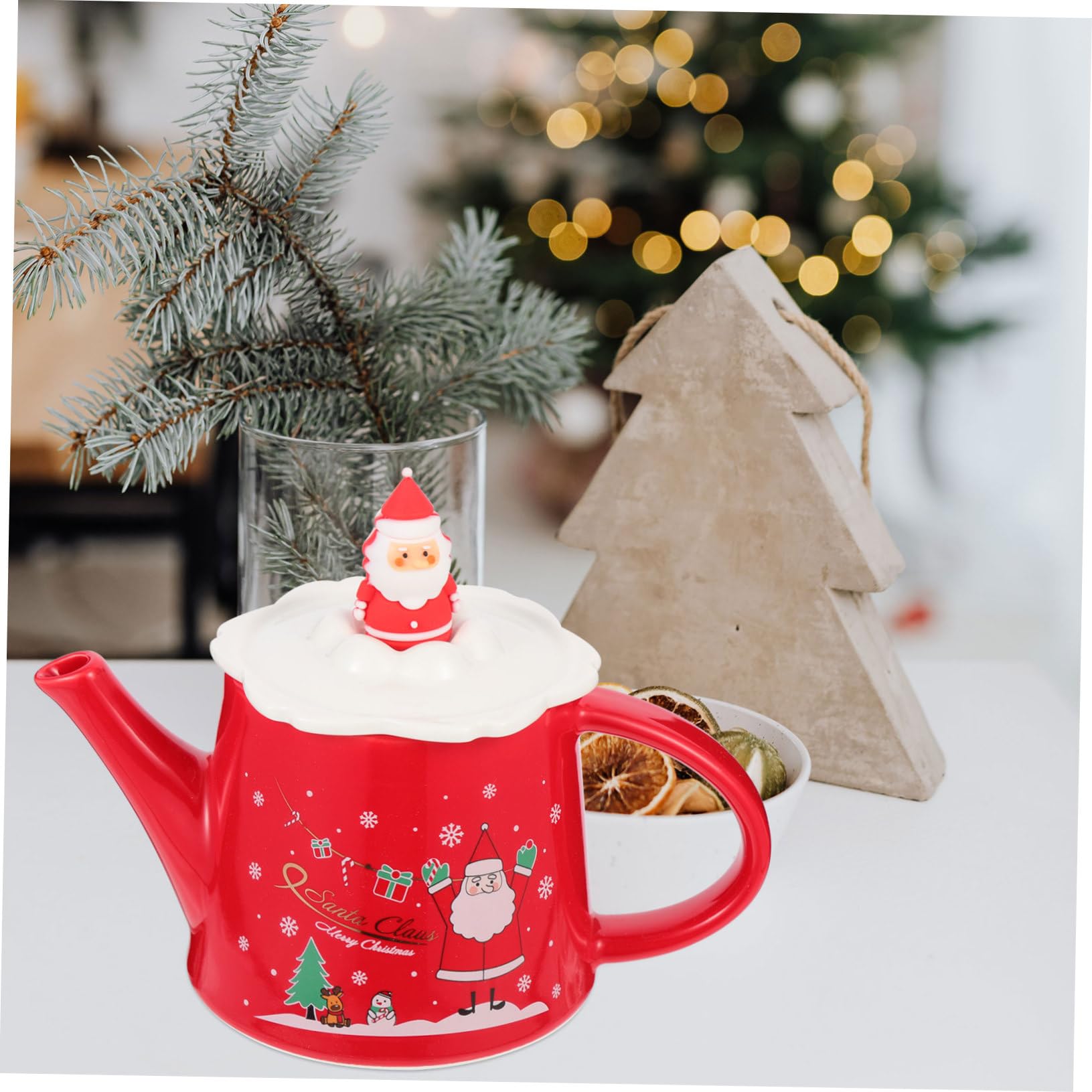 Amazon.co.jp: NOLITOY 1 セット クリスマスケトルカップ 雪だるまの