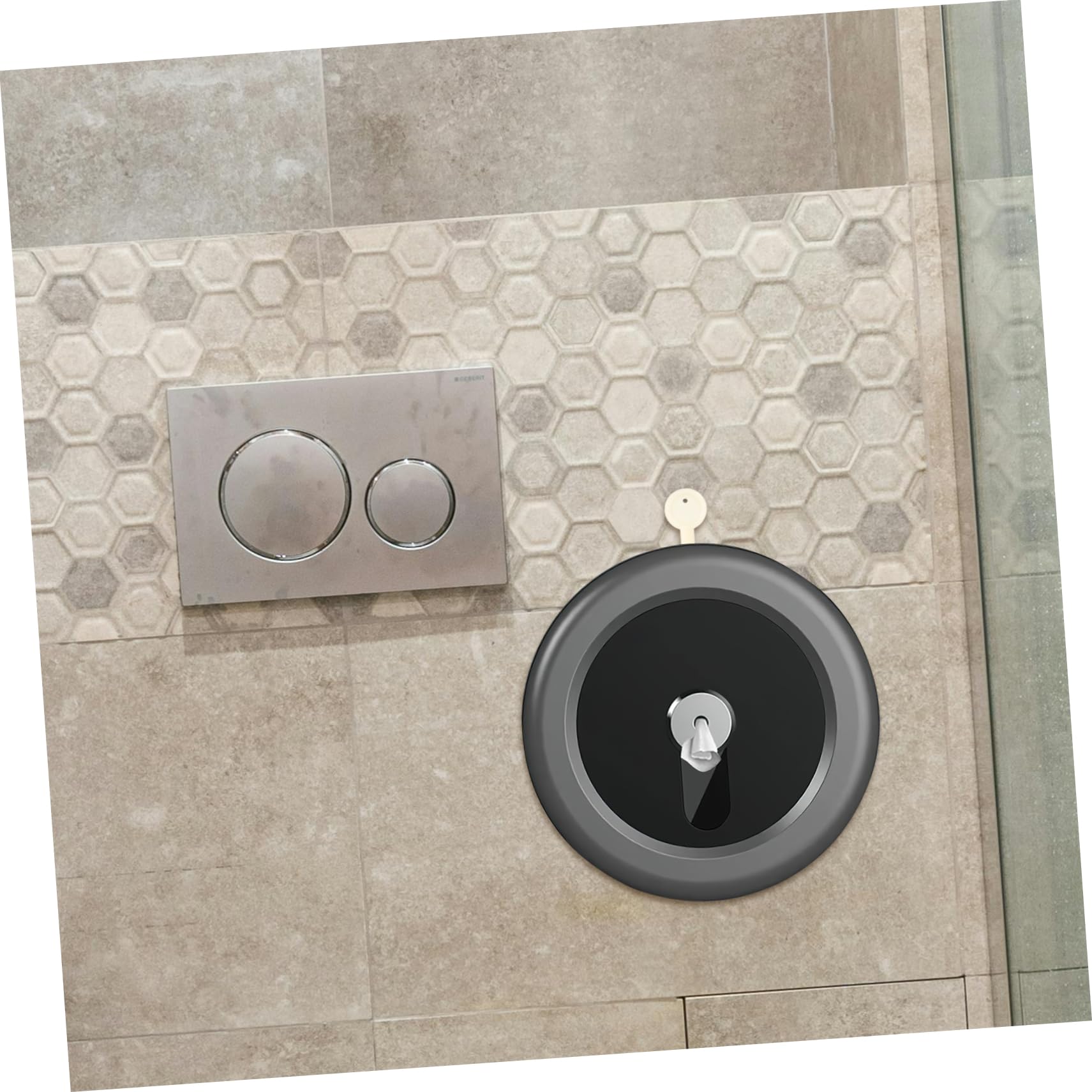 MUCKLILY 3pcs Tissue Box Key Tissue Boxes Stainless Paper Towel Holder Toilet Paper Keys Toilet Paper Accessory Paper Towel Key Commercial Toilet Dispenser Key Plastic White