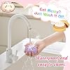 Giant Glitter Dumpling Squishy,Dumpling Squishy Stress Balls,Squishy Dumplings Toy with Steamer Box,Soft Squeeze Dumplings Squishys,Cute Soft Glitter Calming for Stress Relief,Boys Girls