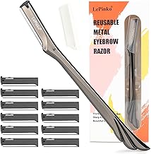 LePinko Metal Facial Razor Set, dermaplane razor for Women and Men