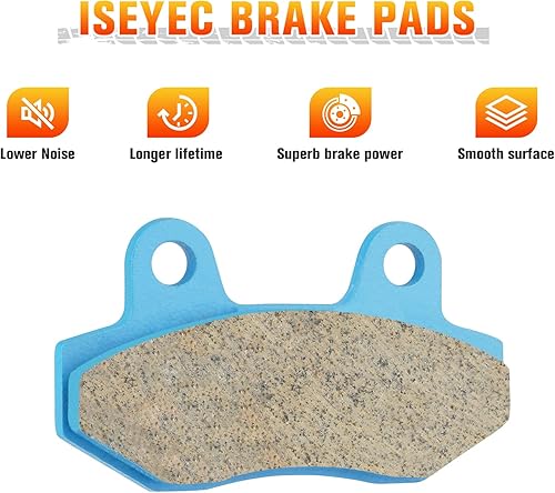 Miniatura 3 de Juego de pastillas de freno de cerámica delanteras y traseras para Yamaha Raptor 700, 700R, Raptor 700 SE 2006, 2007-2012, 3 juegos de pastillas de