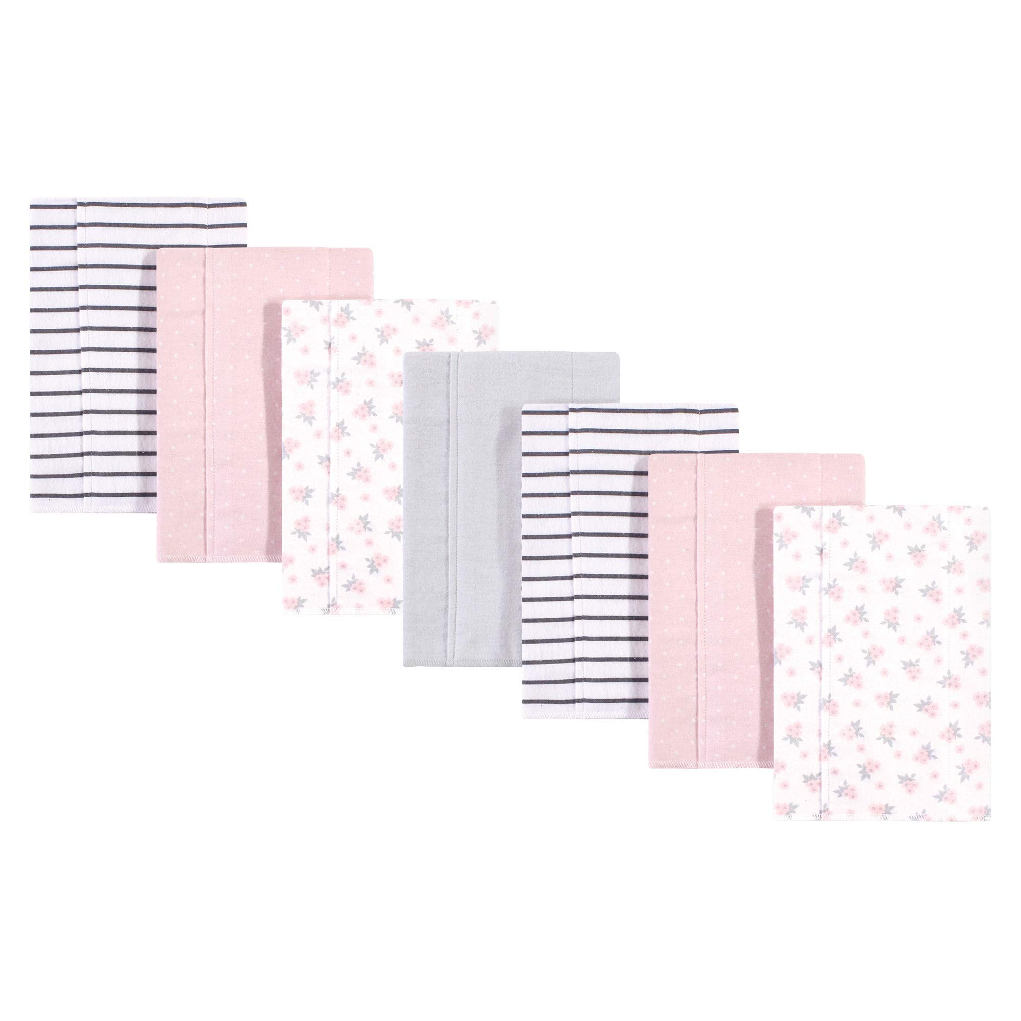Hudson Baby - Paños de limpieza para lactancia, diseño unisex, en franela de algodón - gris - talla única