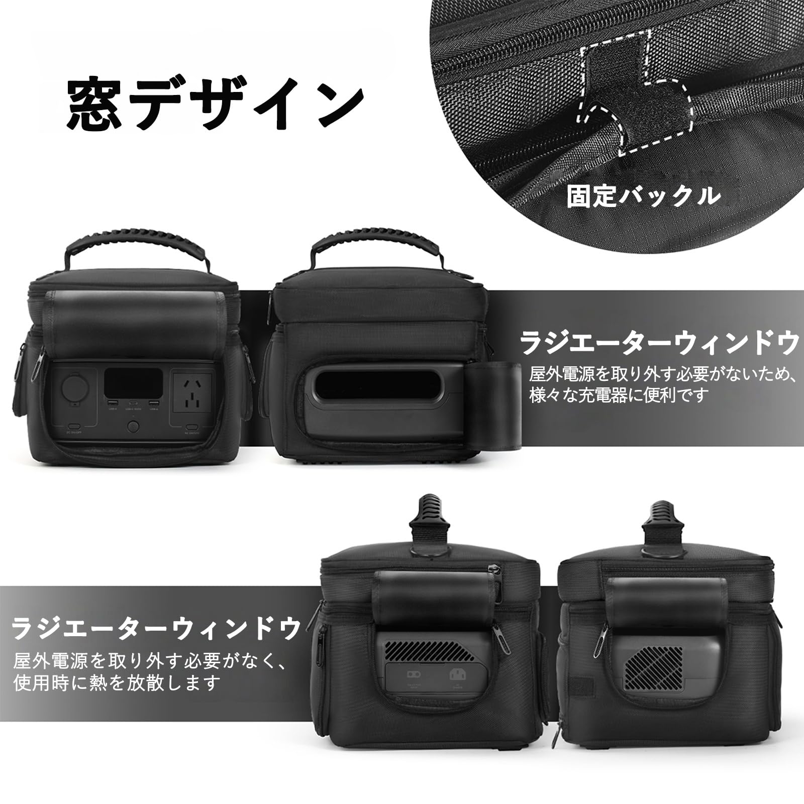 Amazon.co.jp: ポータブル電源 収納バッグ EF ECOFLOW RIVER 3/ RIVER 
