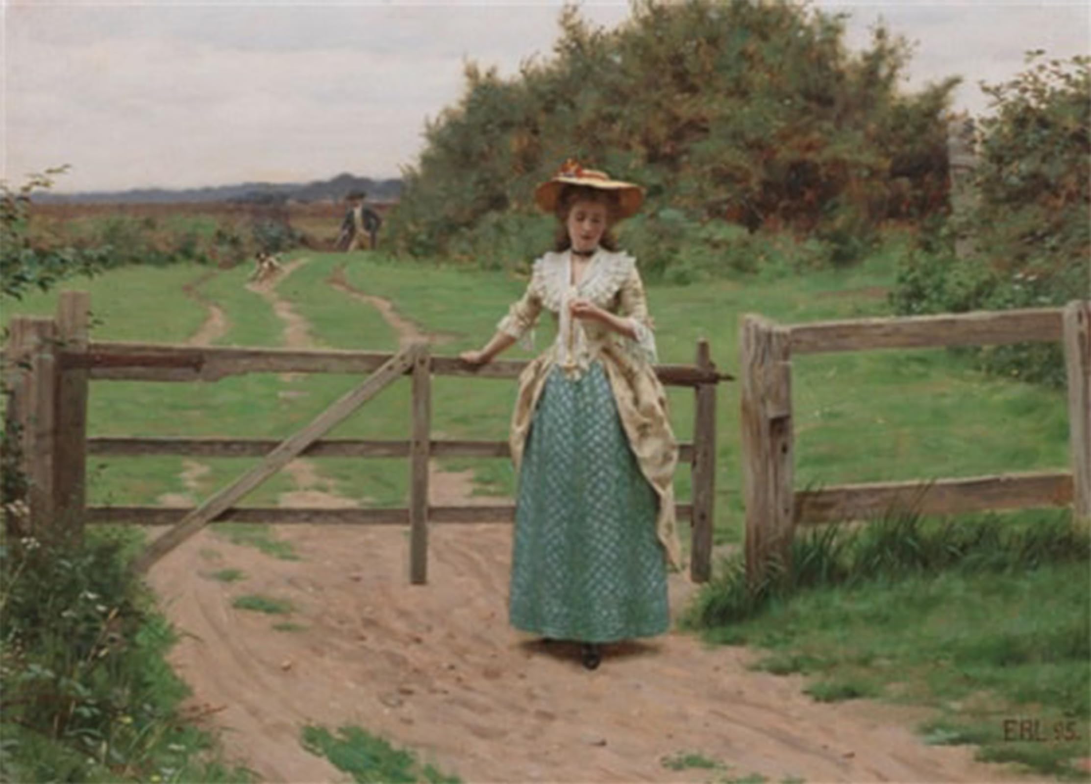 ARTXLXXBN Famous Painting Art Wall Decor Abstract Art Picture il Fob perduto Edmund Blair Leighton Animal Pictures for Home Decor 60x90cm