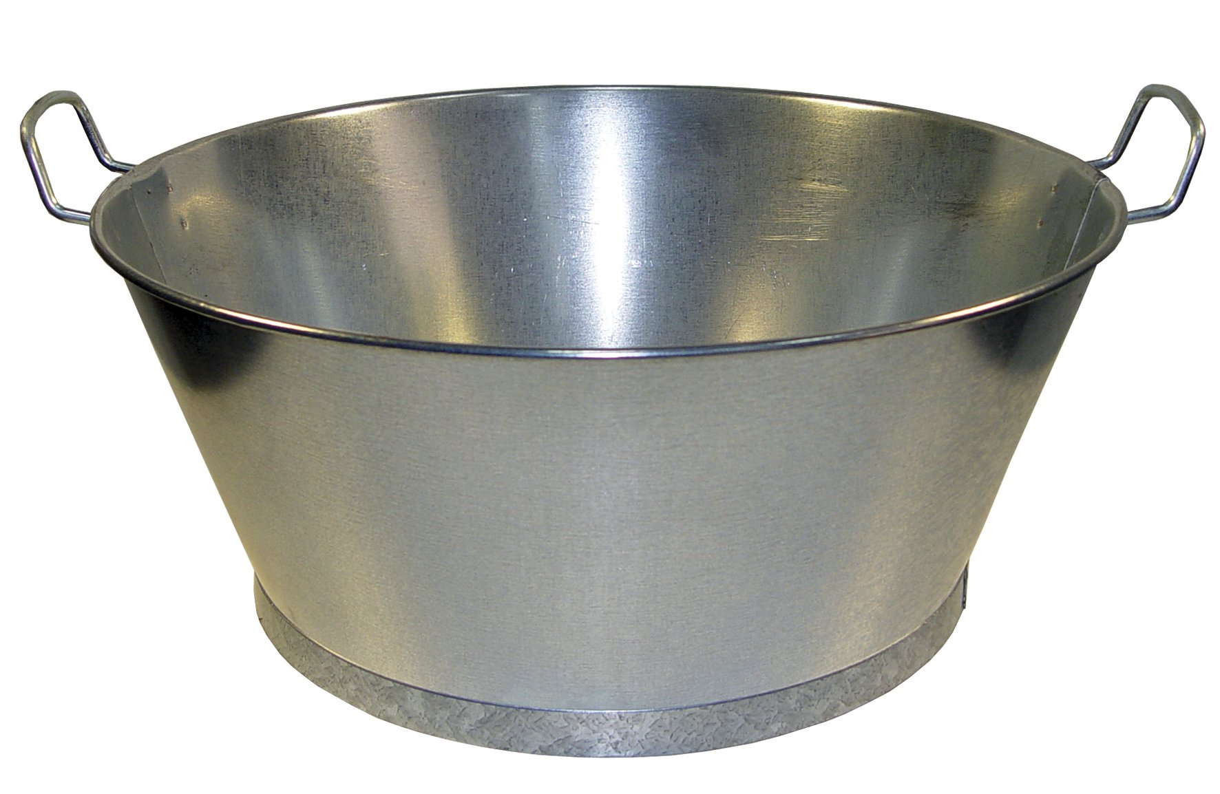 WOLFPACK Imex El Zorro 10224 Bassine galvanisée avec Deux poignées 45 x 20 cm 22 l 5060004 Extra Large Cranberry