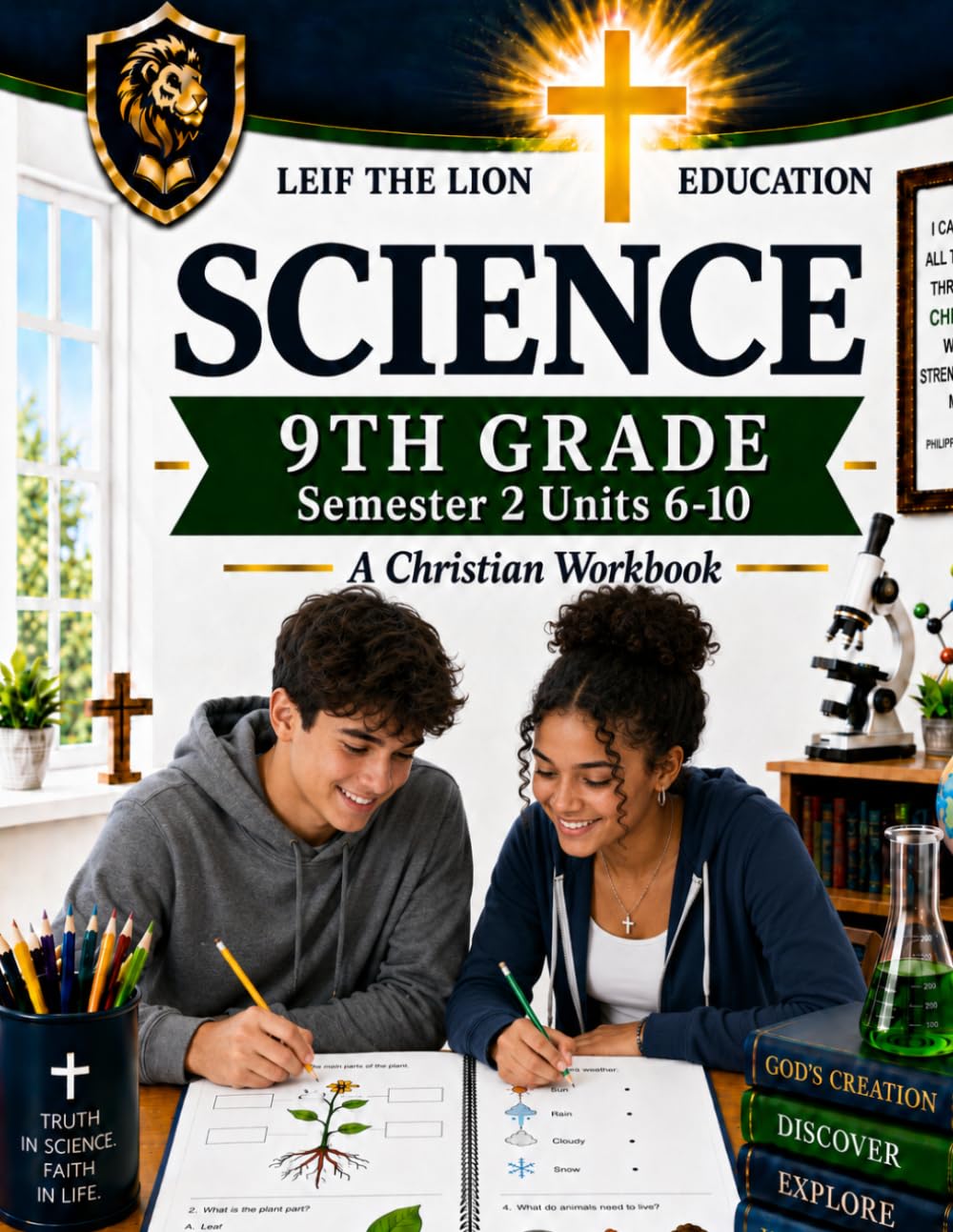 9th Grade Science - Semester 2 Units (6-10): A Christian Homeschool Workbook