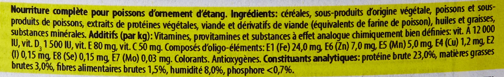 Tropical Wieloskładnikowy pokarm w formie pływających pałeczek POND STICKS MIXED 11L / 900g