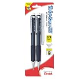 Pentel Twist-Erase III Mechanical Pencil, (0.9mm), Assorted Barrel Colors with 2 Eraser Refills, Pack of 2 (QE519BP2-K6) – view 1
