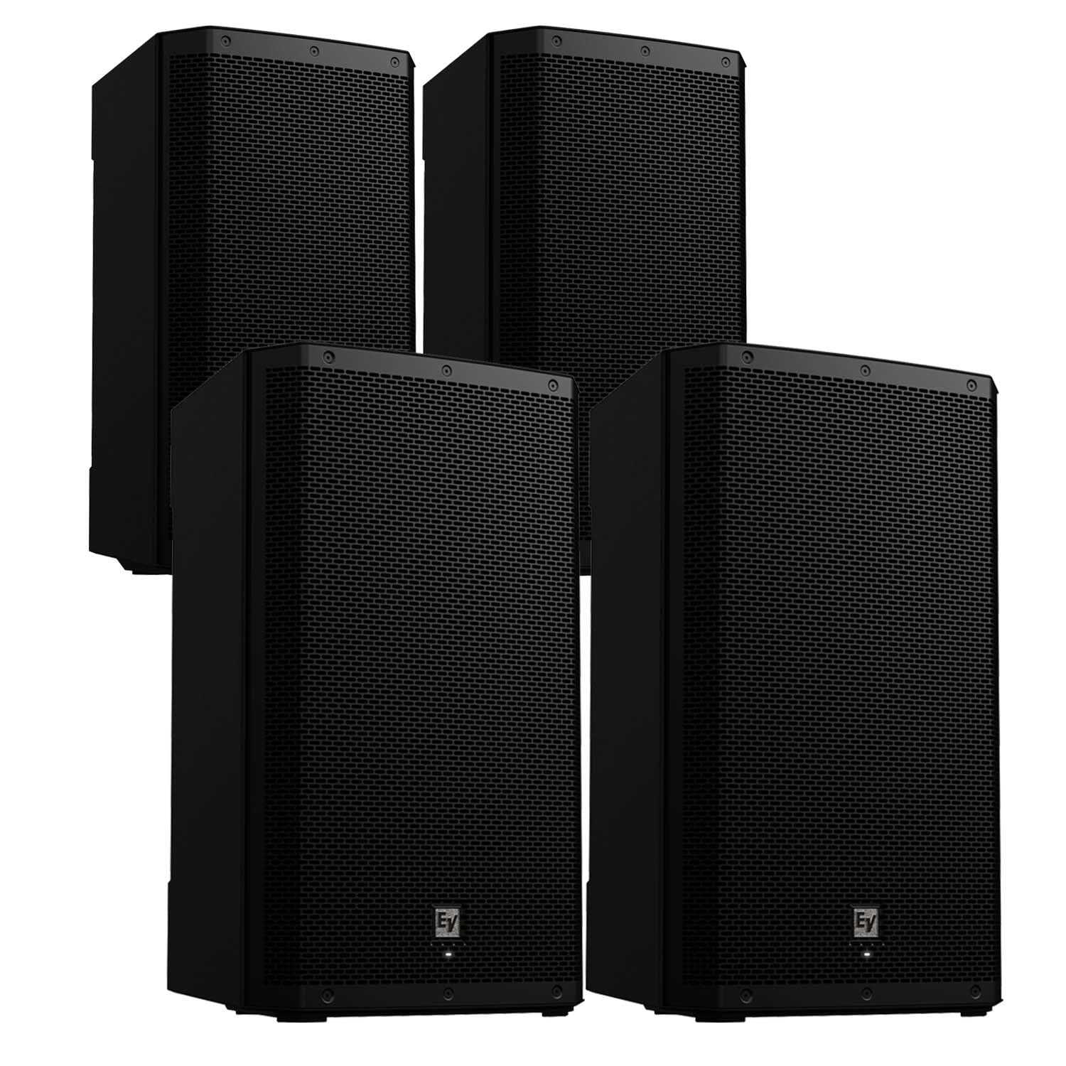 (4) Electro-Voice ZLX-15P-G2 15? 1000W Powered Speaker Bundle