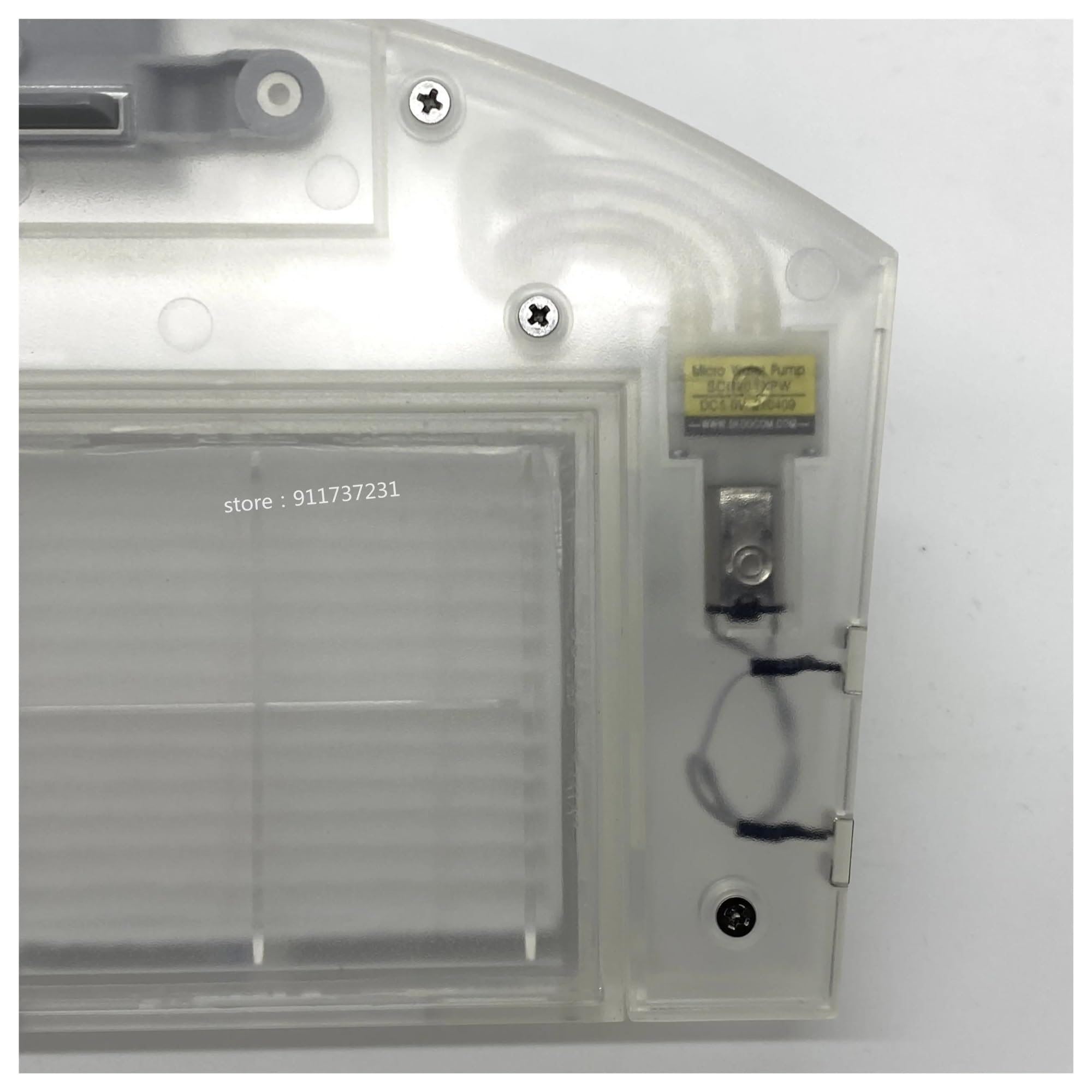 Tanque De Agua Con Caja De Polvo De Control 2 En 1, Compatible Con Roidmi, Eve Plus, Accesorios De Repuesto for Robot Barredor Al Vacío, Contenedor De Líquido Eléctrico