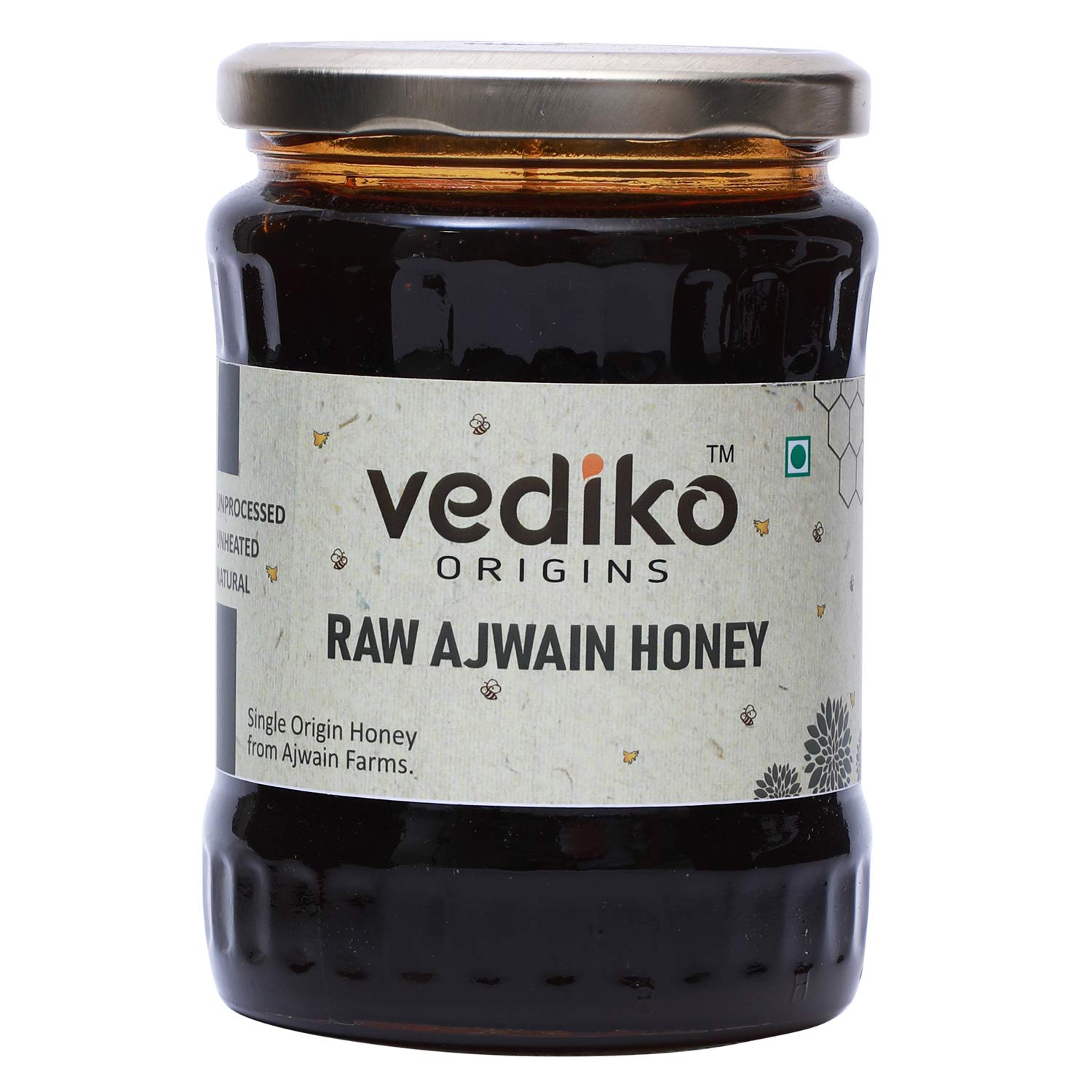 Buy Vediko Origins Raw Unprocessed Free Ajwain Honey 700gm Farm