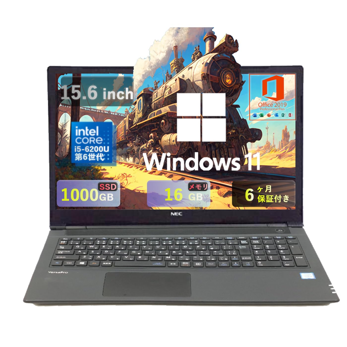 Amazon.co.jp: 【整備済み品】N E C VersaPro VK23TF-U ノートpc 第6