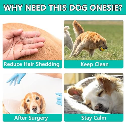 Miniatura 5 de Due Felice Mono para perro, traje de recuperación quirúrgica para después de la cirugía, traje antidesprendimiento, camisa de manga larga para la