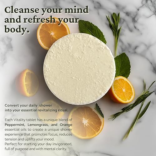 Miniatura 2 de Onsen & Bloom Vitality - Vaporizadores de ducha para aromaterapia, bombas de ducha de menta con aceites esenciales, vaporizadores de ducha para