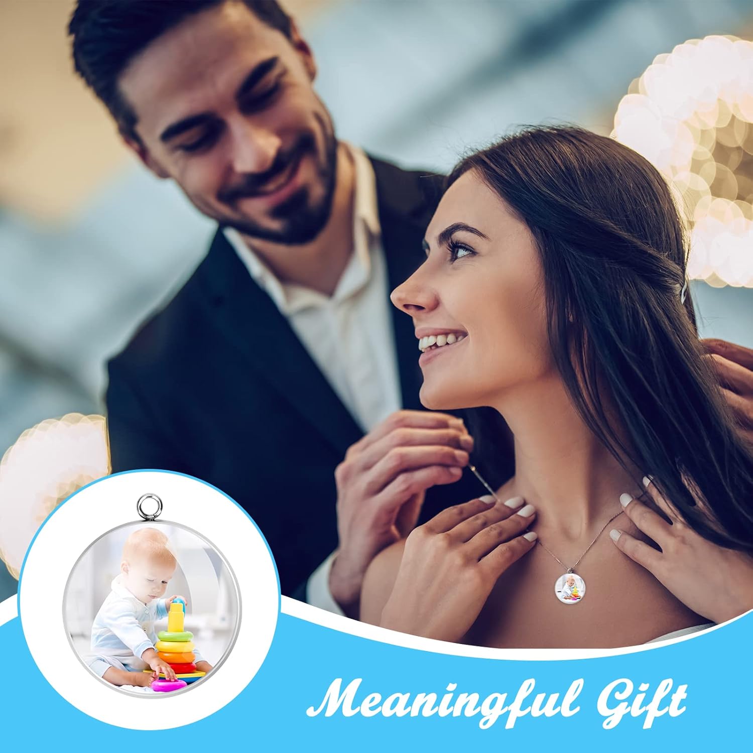 80Pcs Bezel Pendant Trays Blanks 25mm, Winspeed 40Pcs Silver Stainless Steel Bezel Trays and 40Pcs Clear Glass Cabochon Pendants for Jewelry Making, DIY Blank Pendant Trays Kit for Crafts - Image 6