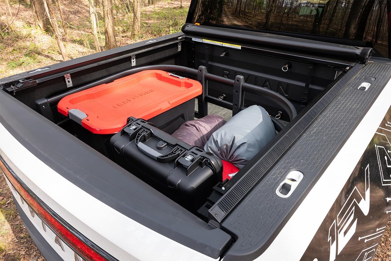 No-Drill/Bolt-on RMaxx Flip Out Bed Extender for Rivian R1T Trucks - Patented Exclusive!