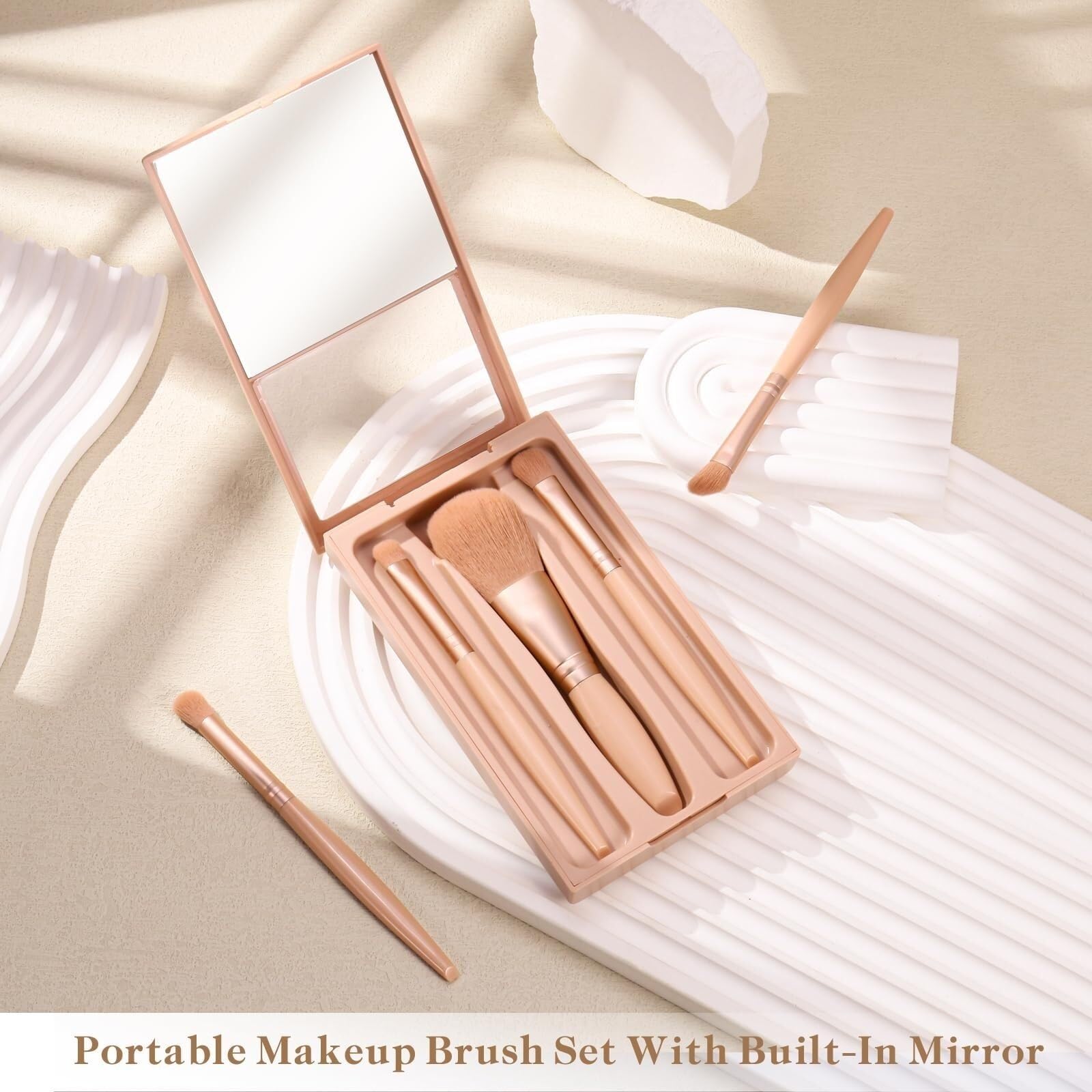 Pinsel Werkzeuge Reise-Make-up-Pinsel-Set, Lidschatten-Make-up-Pinsel, Weicher Pinsel, Basic-Make-up-Pinsel Gesichtsbemalung(A)