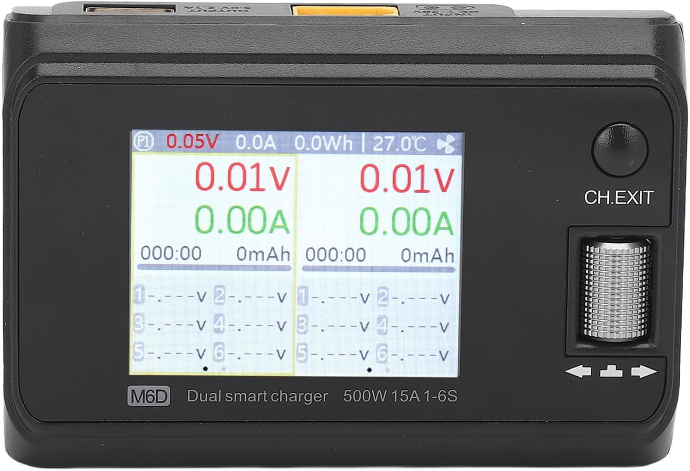 Changor 500W Dual Channel Output Charger with High Performance for Lipo