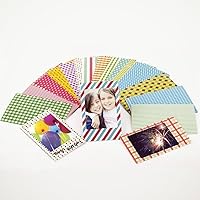 Vista 2 de Fuji Instax Mini película instantánea 40 tomas con bono 20 calcomanías adhesivas decorativas para Fuji Instax Mini 8 y SP-1