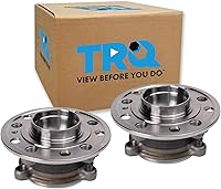 Vista 188 de TRQ Par de conjunto de cubo de cojinete de rueda delantera izquierda derecha, 2 piezas compatible con Lexus GX460 2003-2009 GX470 2003-2023 Toyota