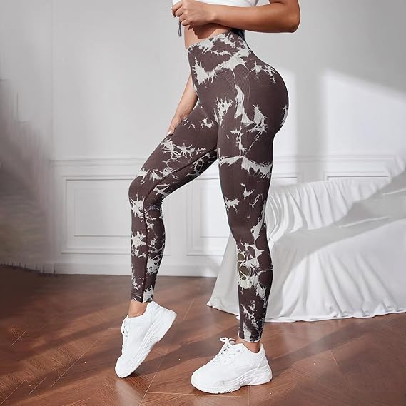 Leggins Donna Push Up - Vita Alta, Effetto Booty Scrunch