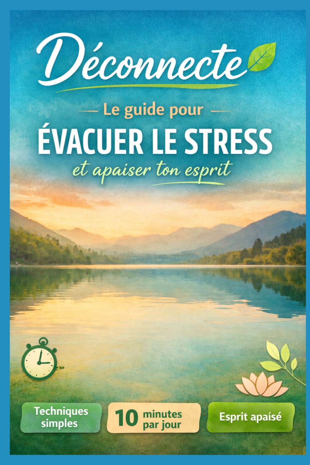Déconnecte : Le Guide pour Évacuer le Stress et Apaiser ton Esprit: Techniques simples et scientifiquement prouvées en 10 minutes par jour