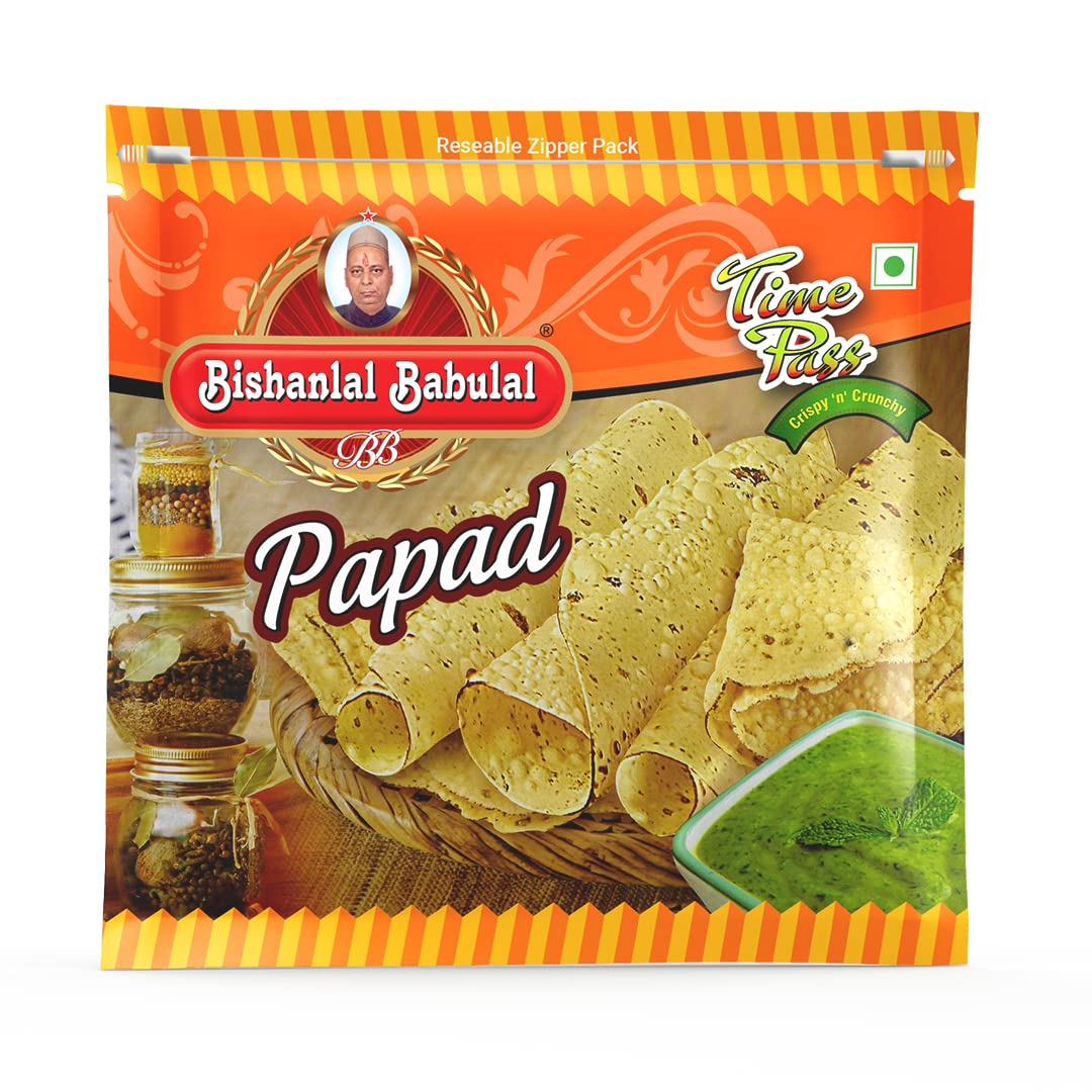 See full amazon price history chart for Bishanlal Babulal | Papad | Time Pass Crispy Crunchy Papad| Bikaner Special Moong Dal Pappad | Bikaneri Namkeen | No Preservative | Papad 800Gm (400Gm x 2) Bishanlal Babulal | Papad | Time Pass Crispy Crunchy Papad| Bikaner Special Moong Dal Pappad | Bikaneri Namkeen | No Preservative | Papad 800Gm (400Gm x 2) (B0BNC1X22G) Amazon Price History, Amazon Price Tracker