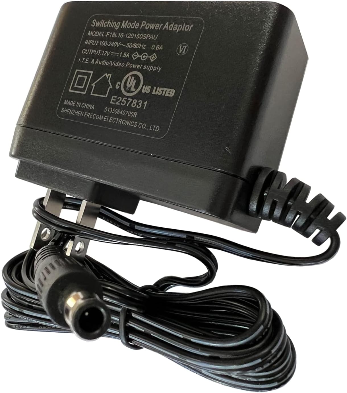 UL 12V 1.5A AC/DC Adapter Compatible with Casio WK-6500 WK-6600 WK-7500 WK-7600 Privia PX-7 PX-7WE PX-3BK PX-5S PX-55 PX-5SWE PX-130 PX-730 BK/CY Piano Keyboard ADA12150 ADA12150LW Power Cord Charger