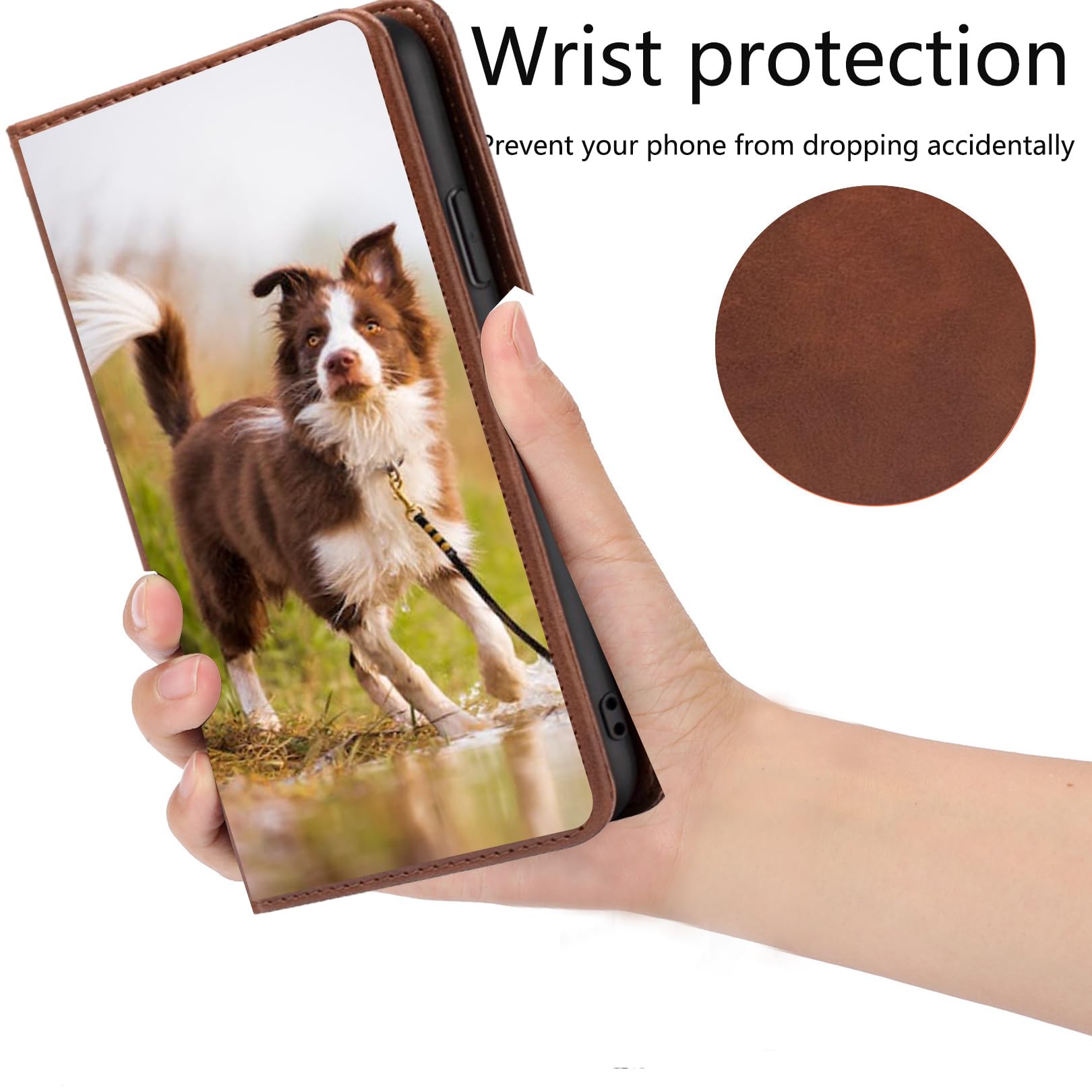 ZYLLER Funda Personalizada para Realme GT2,Piel Carcasa Flip Case,Ranura para Tarjetas y Soporte Cover,con Foto Imagen Texto Disena Caso,para GT2 Personalizada Carcasa