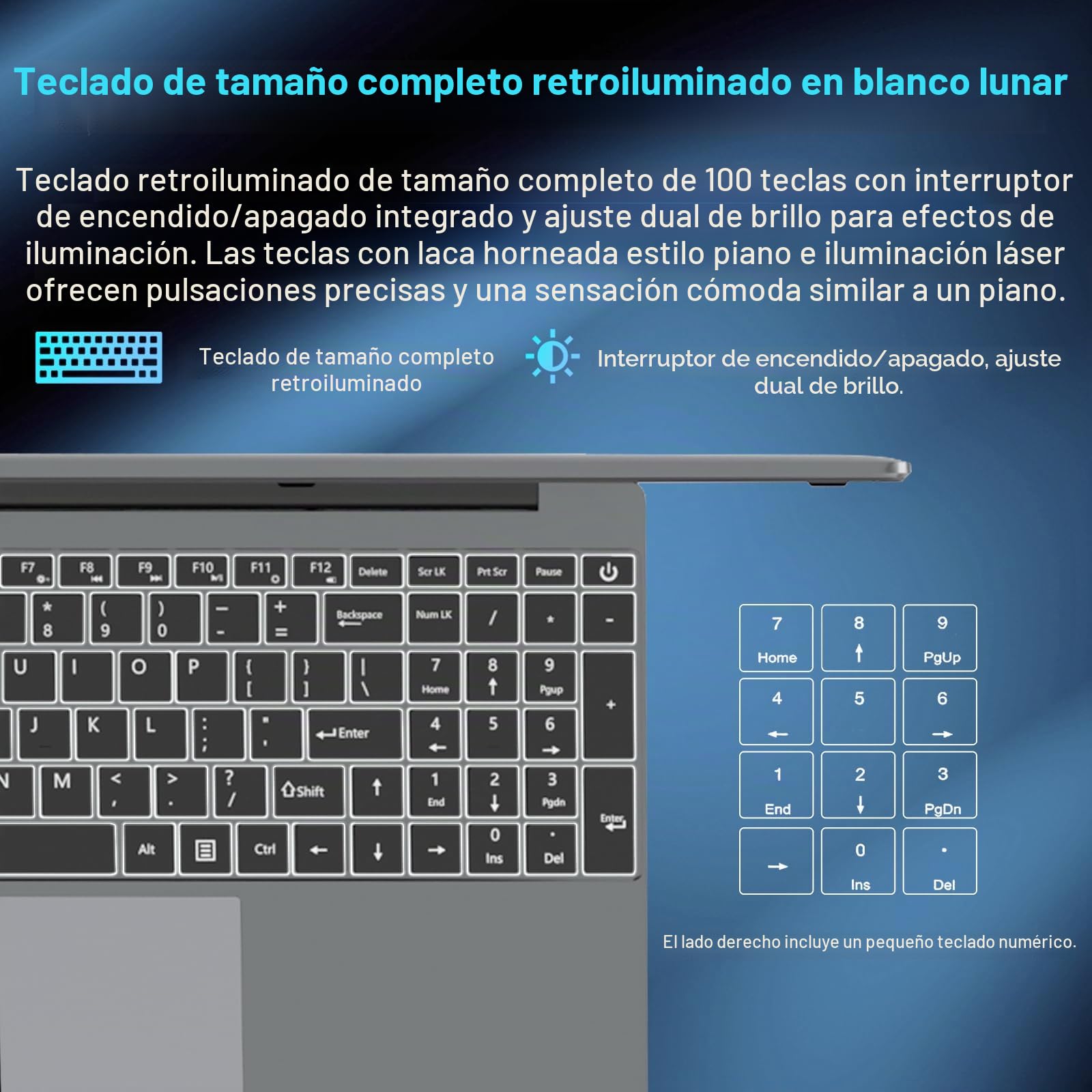PC portátil de 15,6 pulgadas, 16 GB RAM 512 GB SSD Celeron N5095, ordenador portátil FHD 1920 x 1080, WiFi Bluetooth, lector de huellas dactilares, portátil para estudio y trabajo, teclado AZERTY con