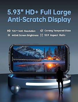 ANDROID - 新品未開封 即納12500mAh OUKITEL WP18Pro red Oukitel Wp18 PRO 5.93 Inch IPS Screen 12500mAh Big Battery