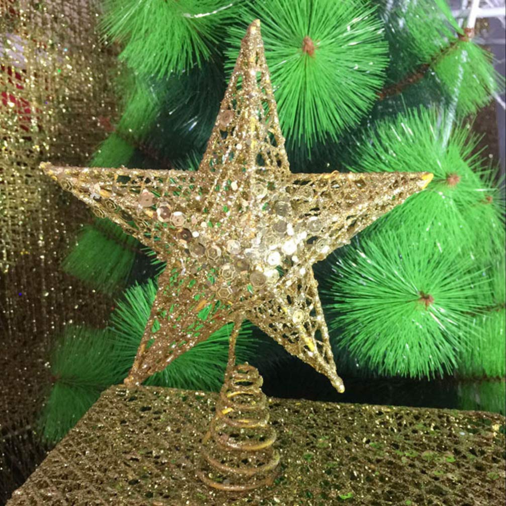 Amazon | STOBOK トップスター クリスマスツリー 星 30cm ツリートップ