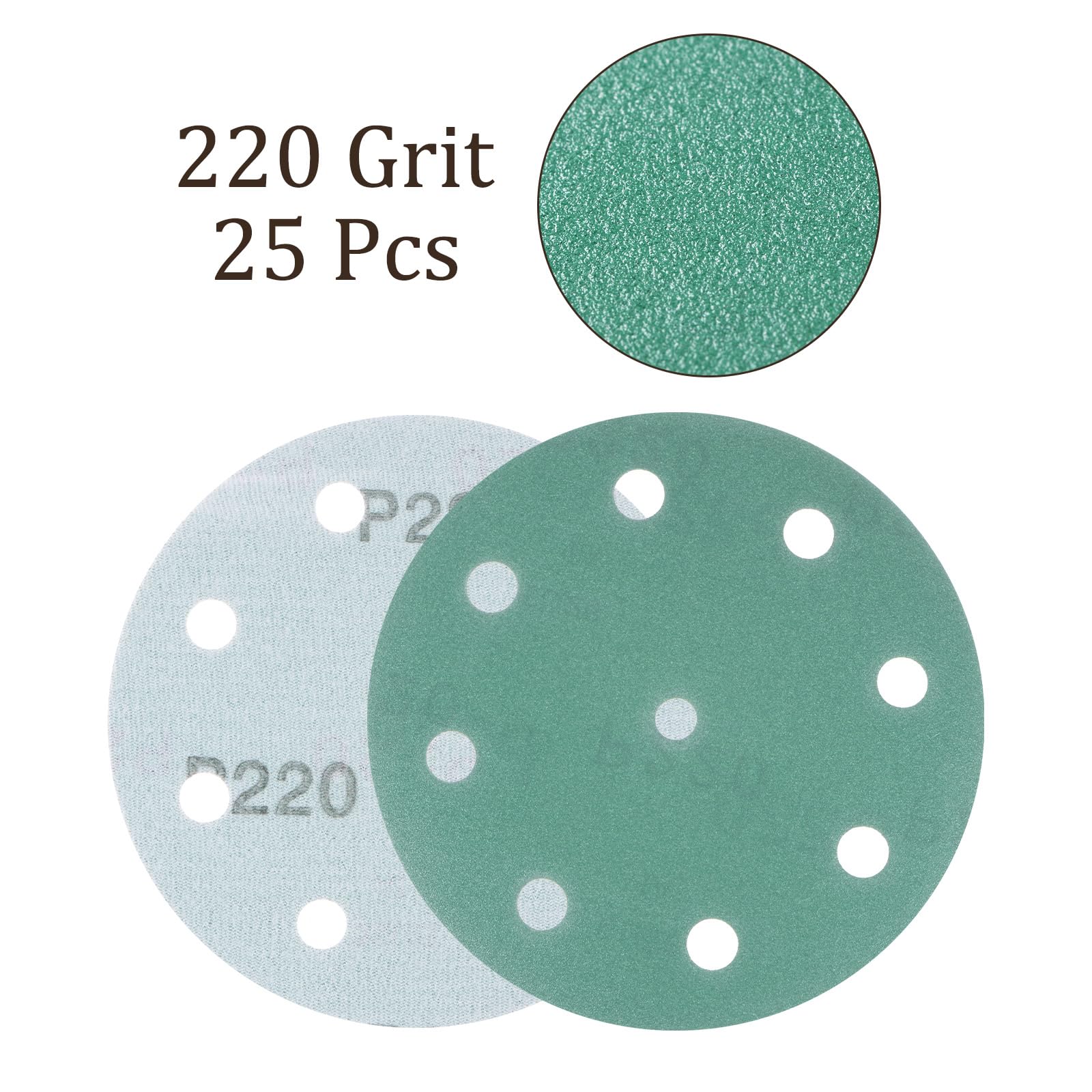 Kozelo 25pcs Green Film Sanding Discs - Image 4