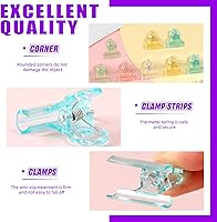 Vista 6 de Swpeet Kit de 48 herramientas de costura, tiza de sastres, tiza de tela de coser, lápices de tela de coser, herramienta de regla de costura